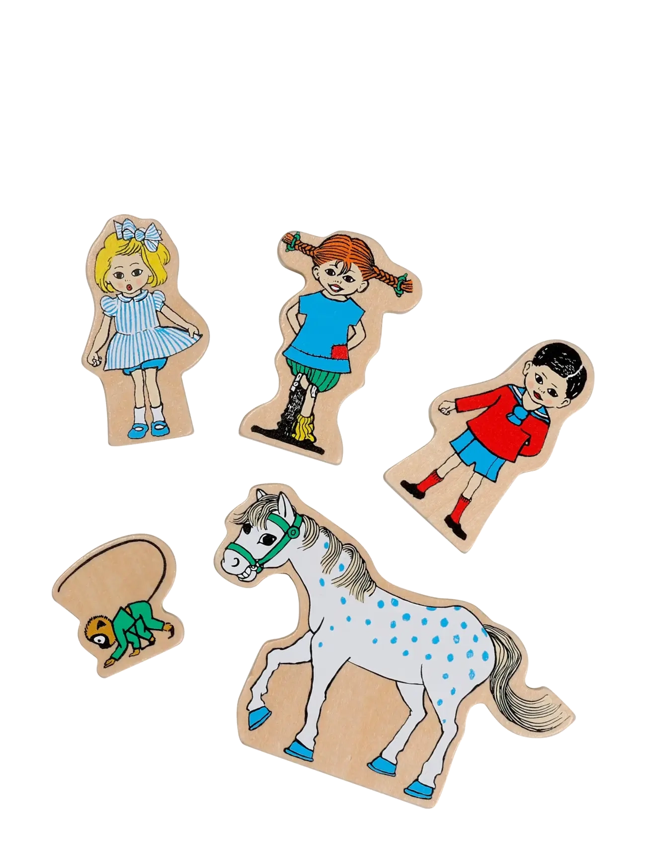 Micki Leksaker PIPPI FIGURER TRÄ - 4 for 3 - MULTI / multi