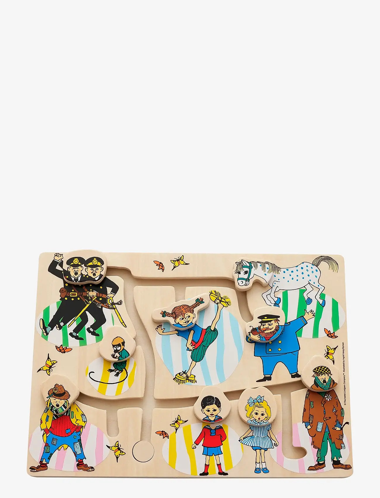 Micki Leksaker - PIPPI LABYRINT-PUSSEL - laveste priser - multi - 0