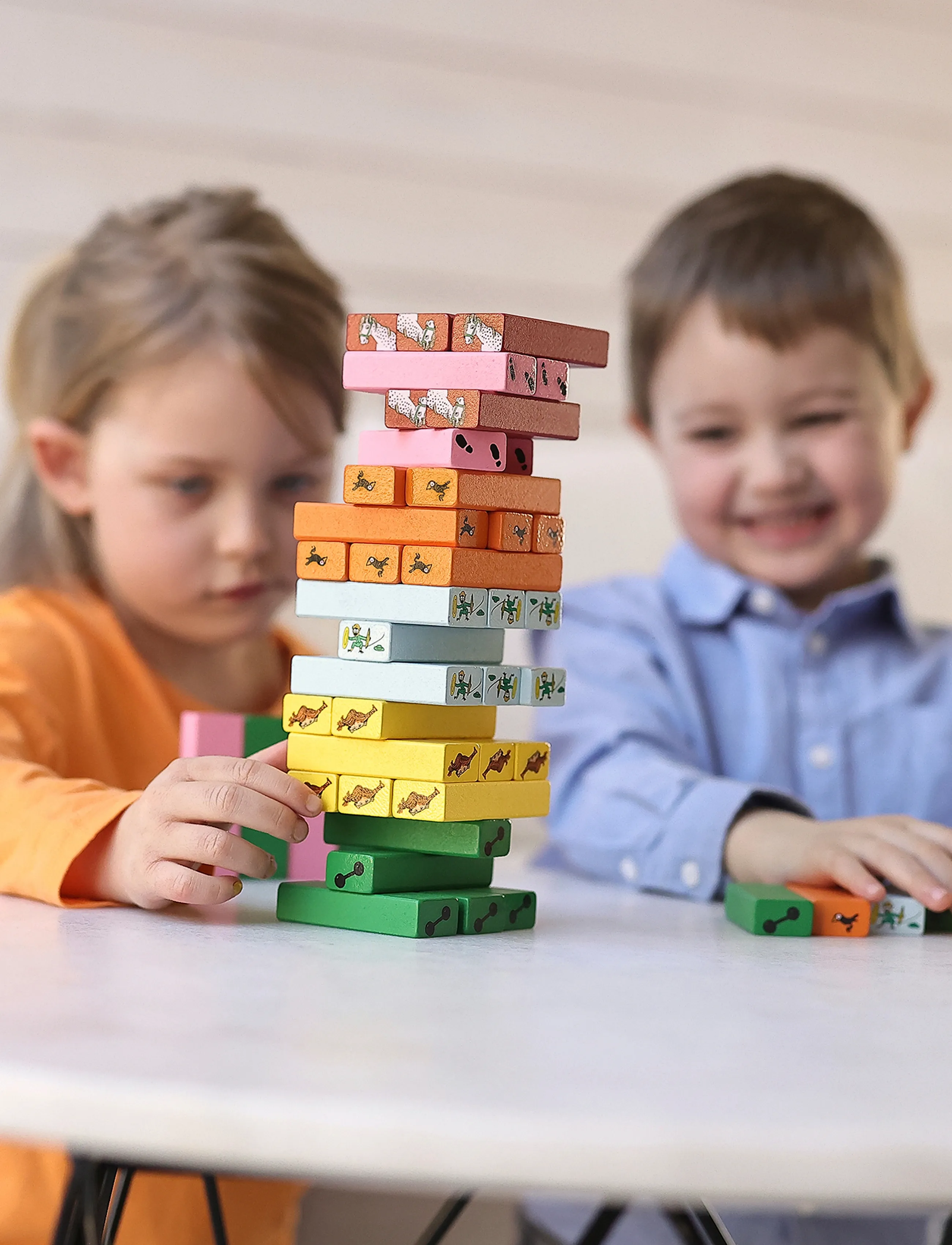 Micki Leksaker Pippi Barnspel Tornspel, One Size, Orange, Spil > Aktive Spil, Børn