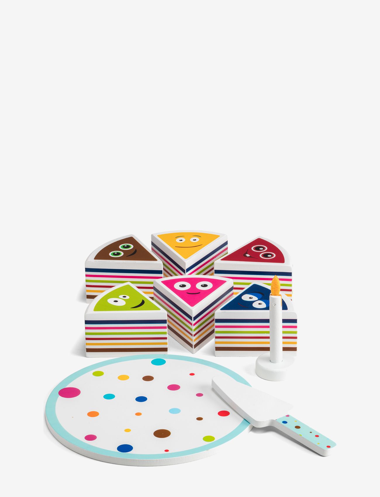 Babblarna - BABBLARNA TÅRTA I TRÄ - leksaksmat & leksakstårtor - multi - 2
