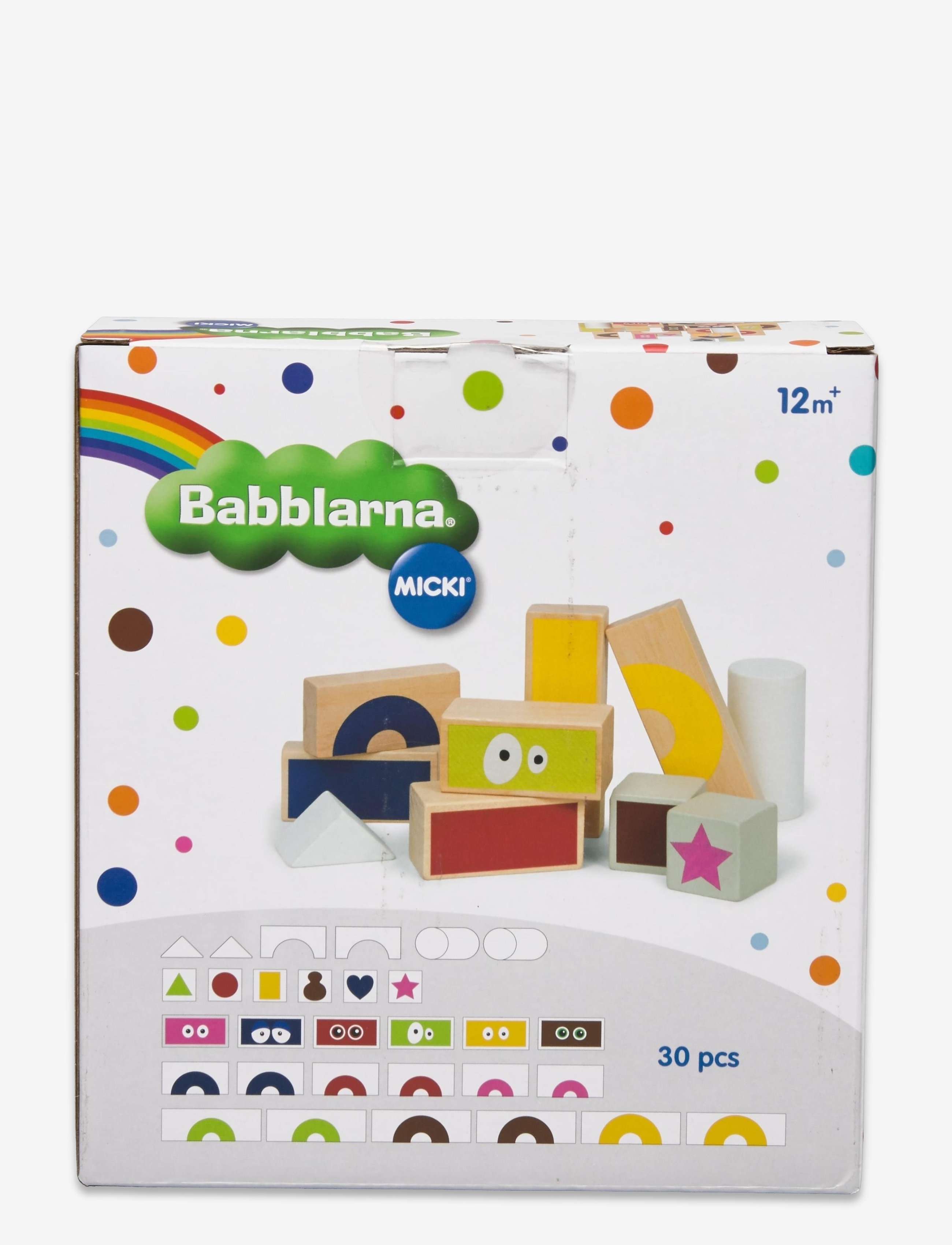 Babblarna - BABBLARNA BYGGKLOSSAR TRÄ - rakennuspalikat - multi - 2
