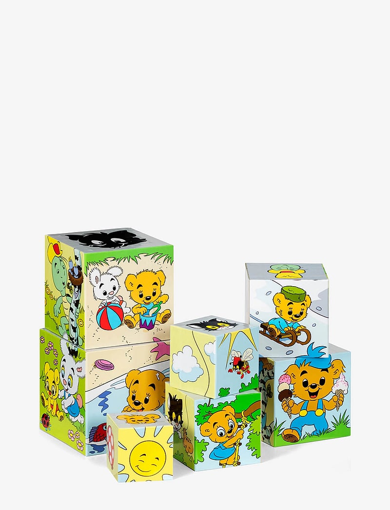 Bamse - BAMSE STAPELKLOSSAR ÅRSTIDER - staflanlegir kubbar - multi - 0