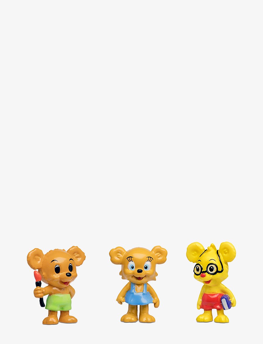 Bamse - NALLE-MAJA,BRUM&TEDDY FIGURSET - kvikmynda- og ævintýrapersónur - multi - 1
