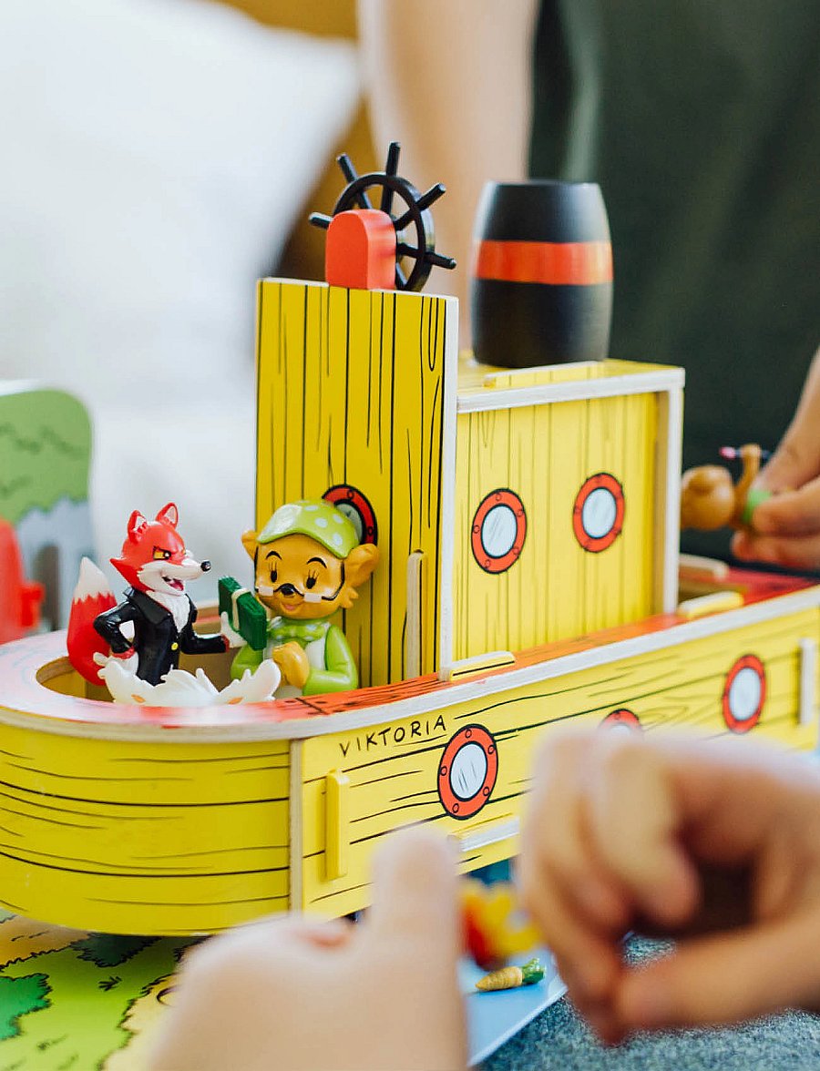Bamse - BAMSE TRÄBÅT VIKTORIA - leikfangasett - multi - 0