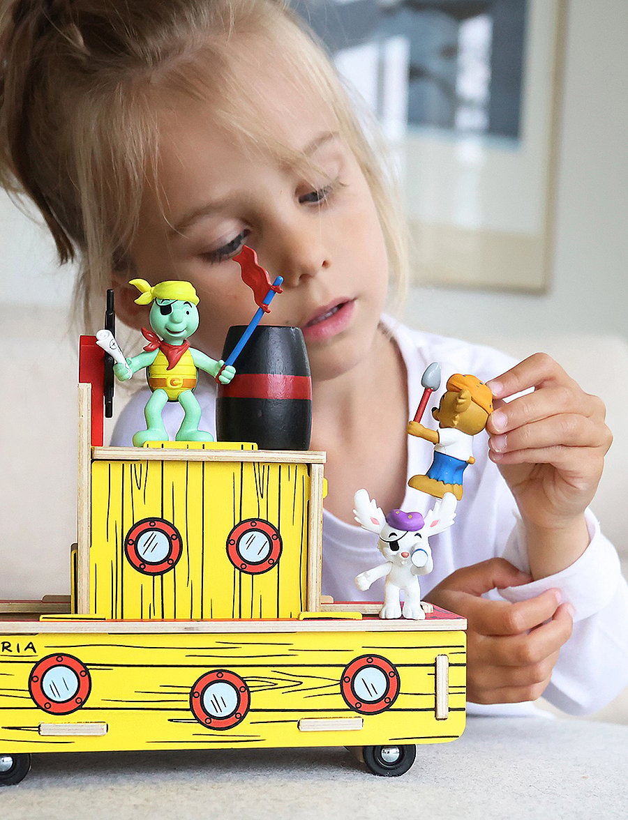 Micki Leksaker - BAMSE FIGURSET SJÖRÖVARE - play sets - multi - 1