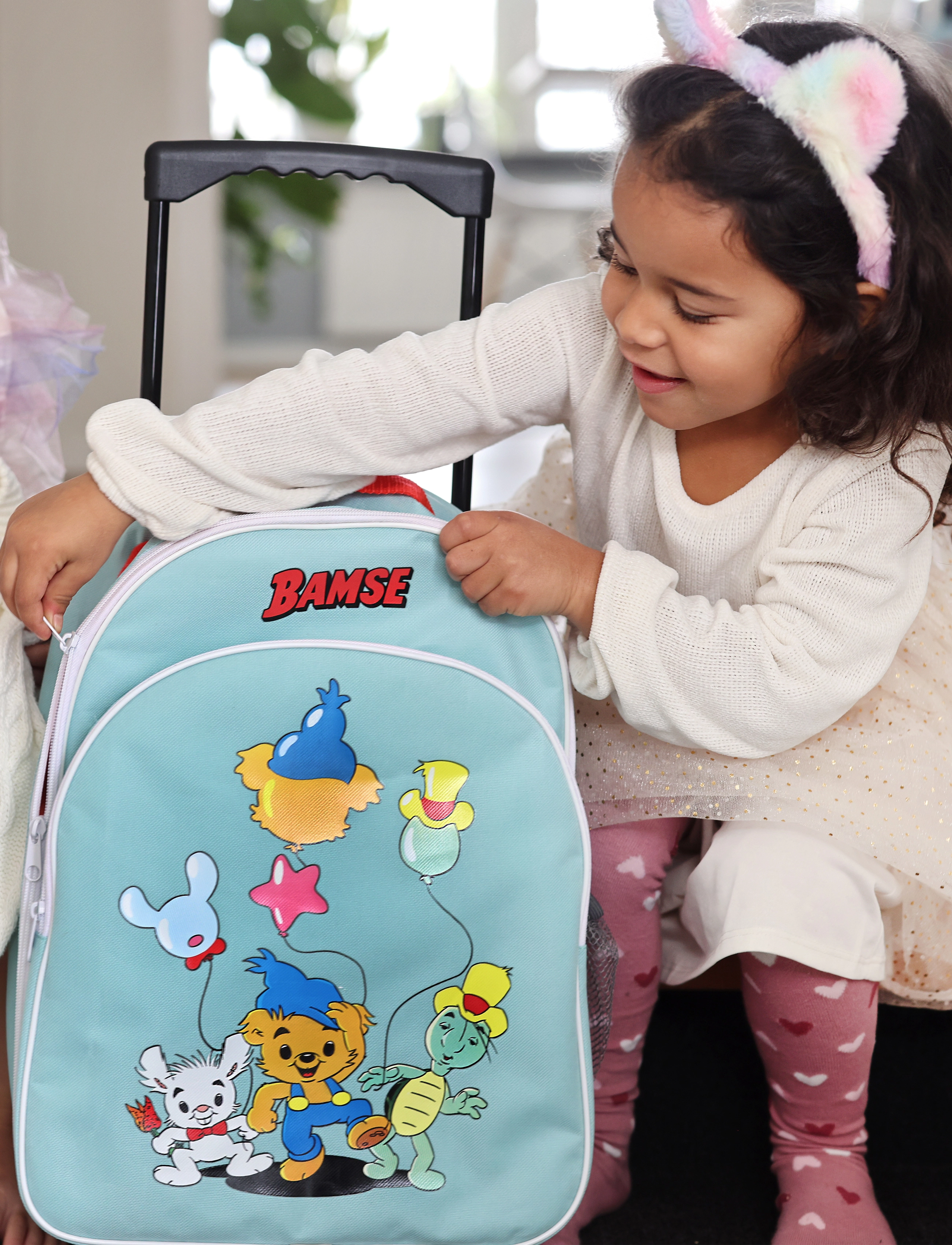 Bamse Barnväska Resväska, Børn, Børne Trolley, Multi/mønstret, Str: ONE SIZE