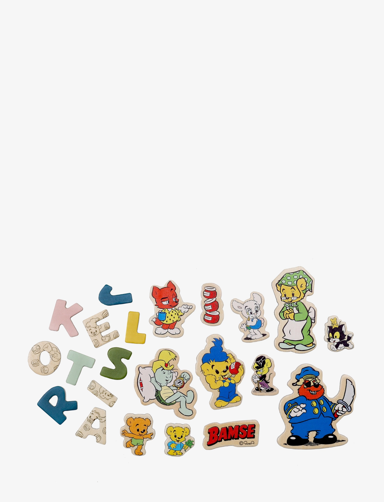 Bamse MAGNETBOKSTÄVER OCH FIGURER - 4 for 3 - MULTI / multi