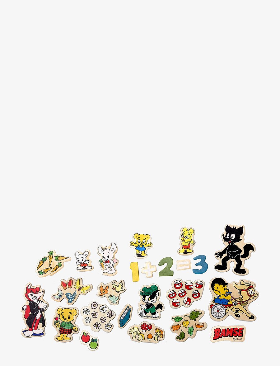 Bamse - MAGNETSIFFROR OCH FIGURER - motoriklegetøj - multi - 1