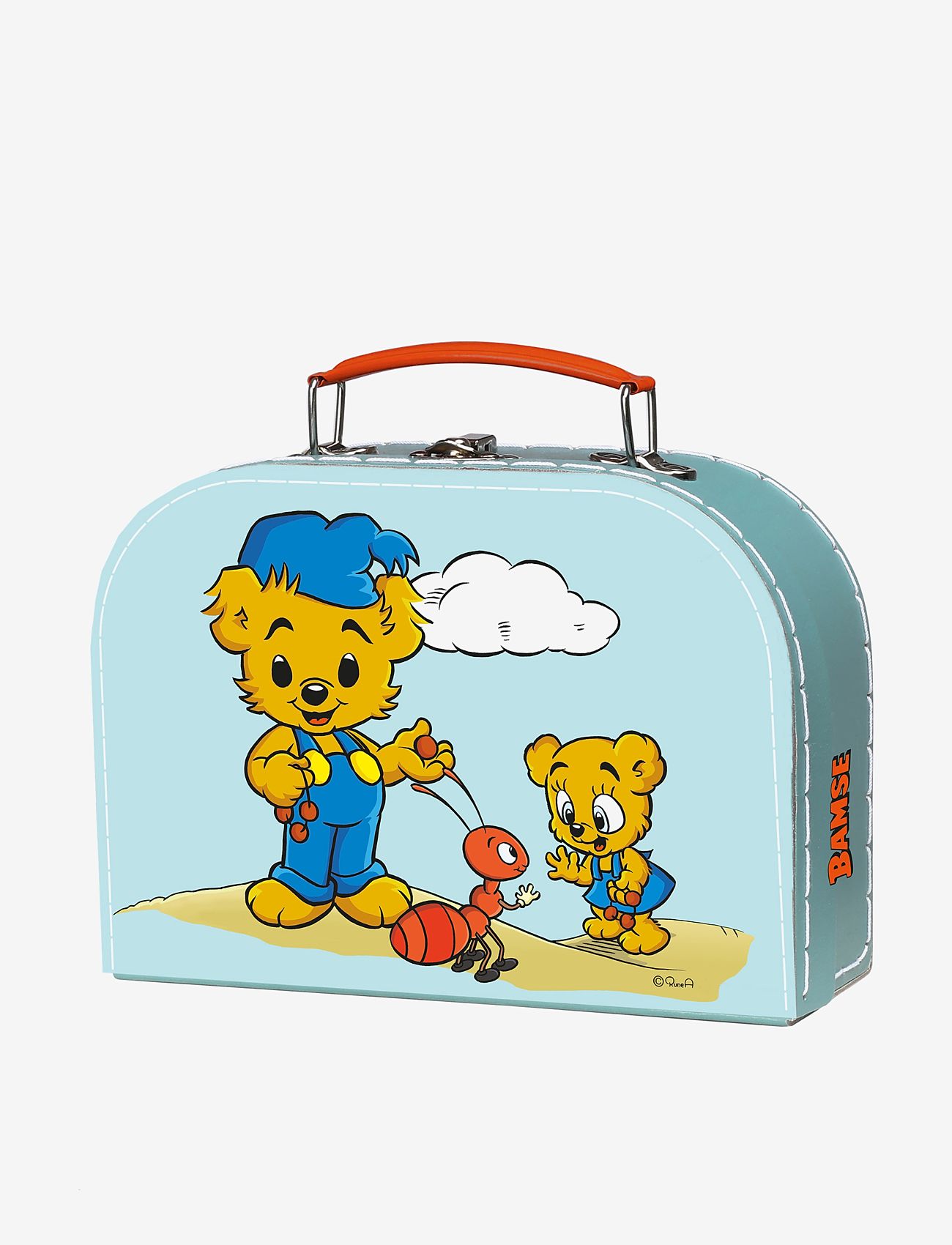 Bamse - BAMSE PAPPVÄSKA TURKOS - rejse - multi - 1