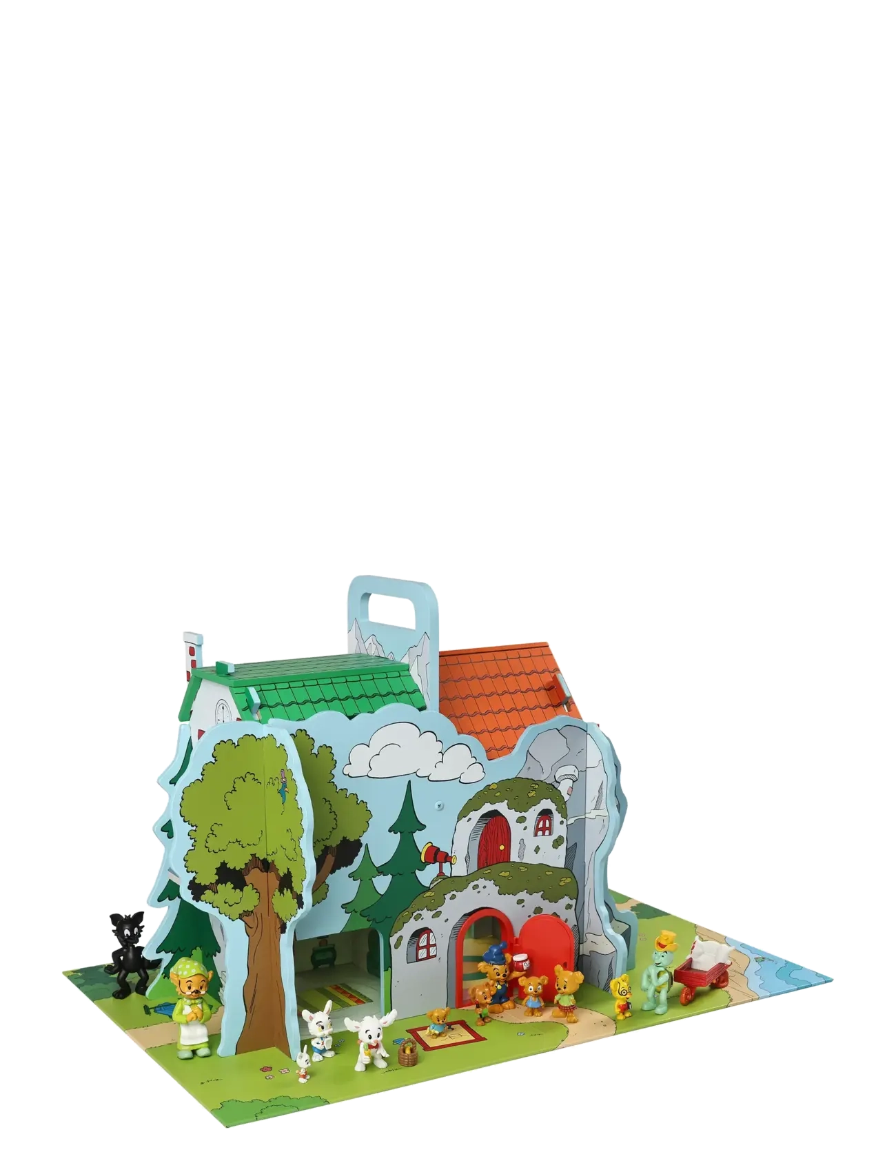 Bamse Lekvärld Bamsebyn M. Lekplatta, Børn, Play Sæt, Multi/mønstret, Str: ONE SIZE