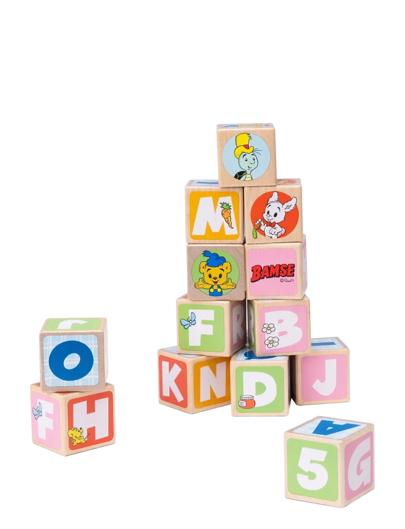 Micki Leksaker BAMSE BOKSTAVSKLOSSAR 36 ST - Barn - MULTI / beige