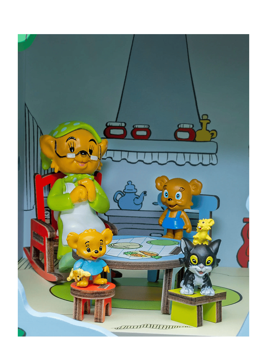 Micki Leksaker - BAMSE DOCKHUSMÖBLER KÖK - tillbehör till dockhus - multi - 1