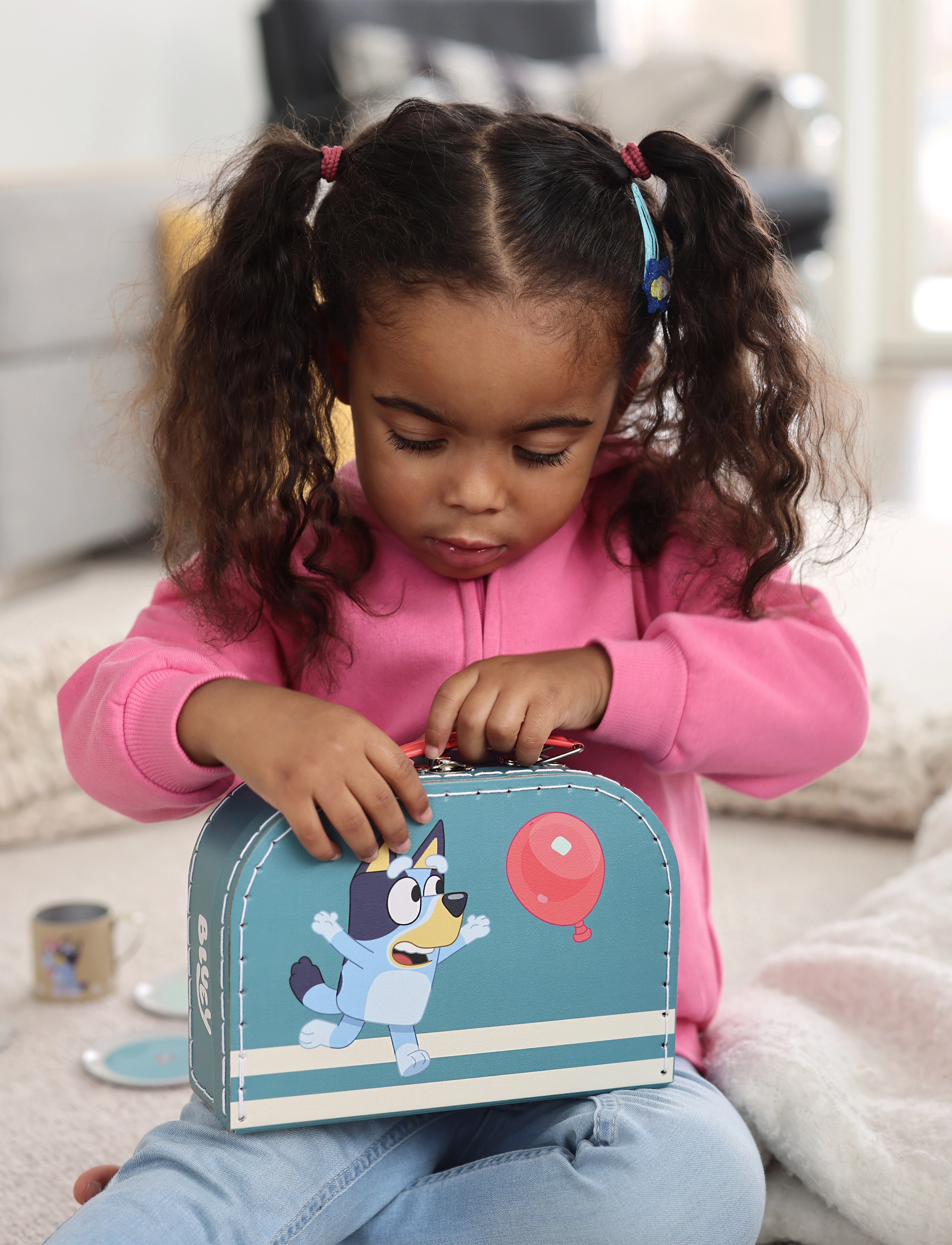 Bluey Bluey Barnväska Pappväska 20, One Size, Multi/patterned, Opbevaring > Opbevaringskasser, Børn