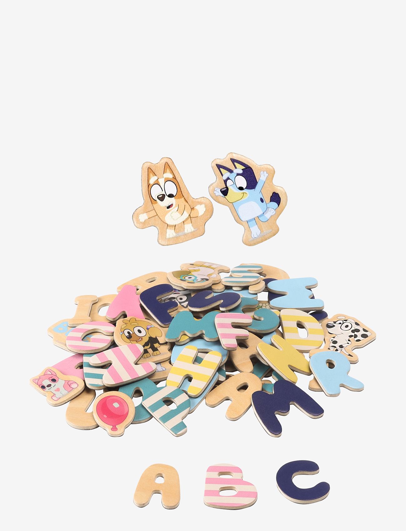 Bluey - BLUEY MAGNETBOKSTÄVER - pedagogical puzzles - multi - 1