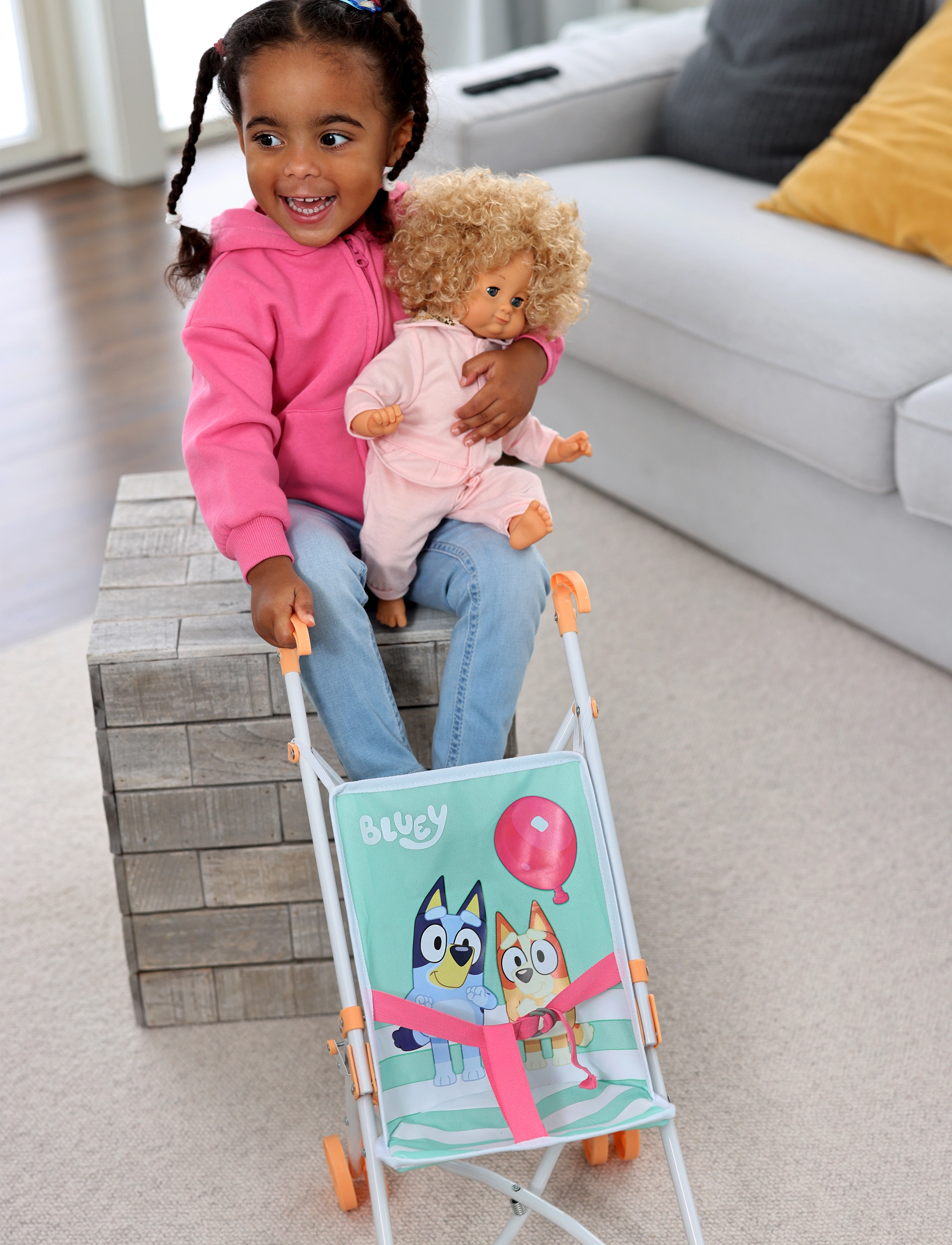 Bluey Bluey Dockvagn Sulky, One Size, Multi/patterned, Dukker Og Tilbehør > Dukkevogne, Børn