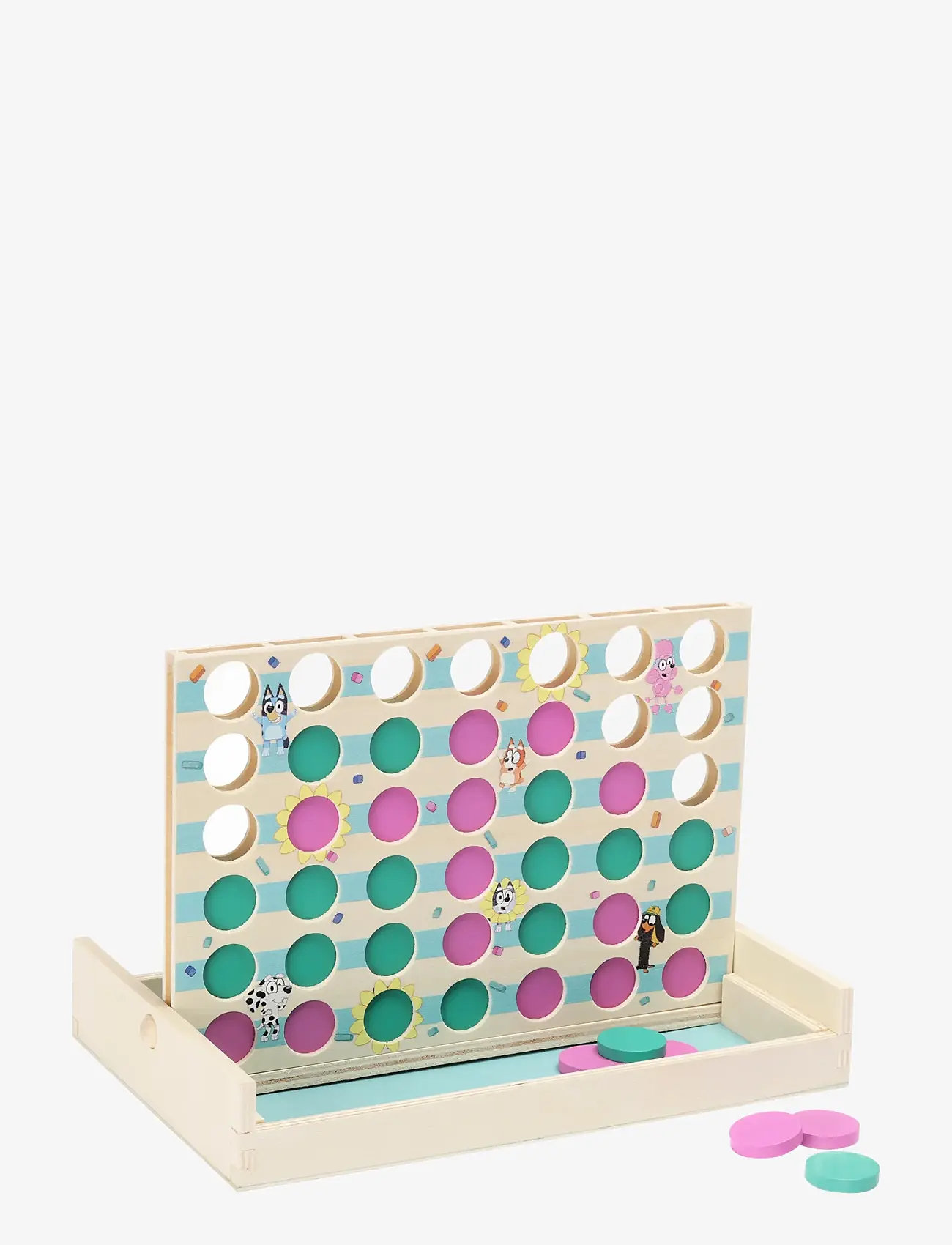 Bluey - BLUEY BARNSPEL FYRA I RAD - brädspel - multi - 1