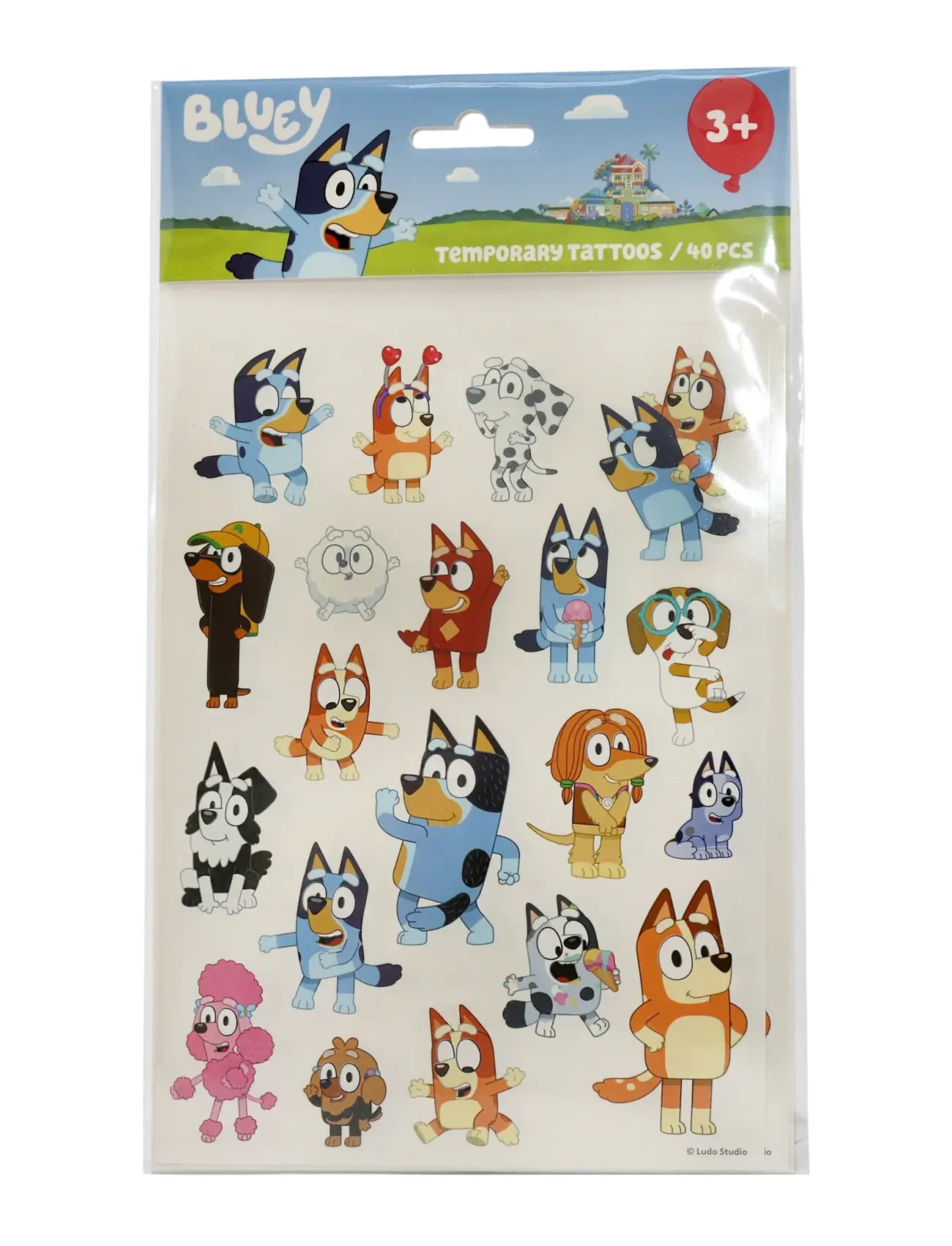 BLUEY BARNTATUERINGAR - MULTI