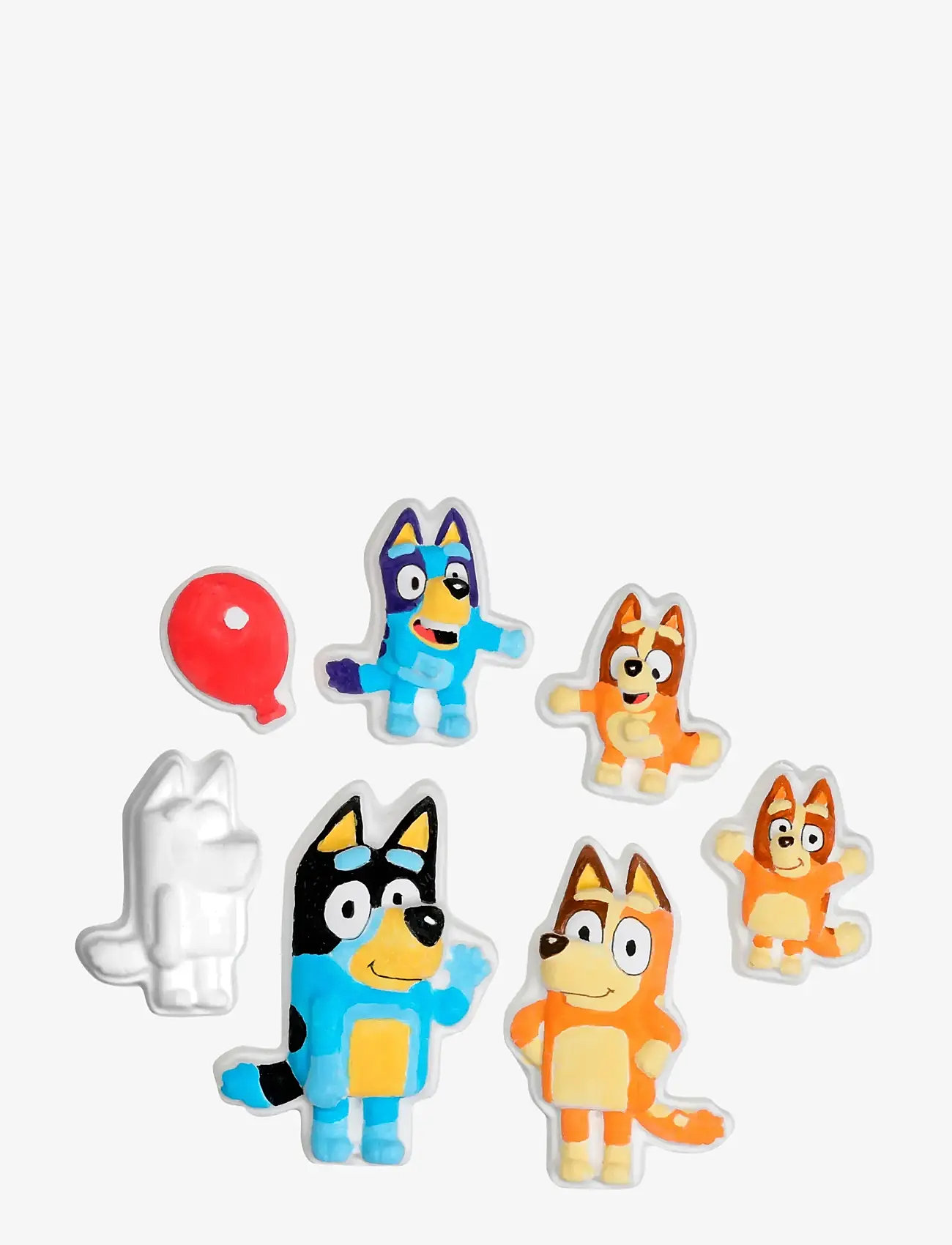 Micki Leksaker - BLUEY GIPSFIGURER - modellervoks - multi - 1