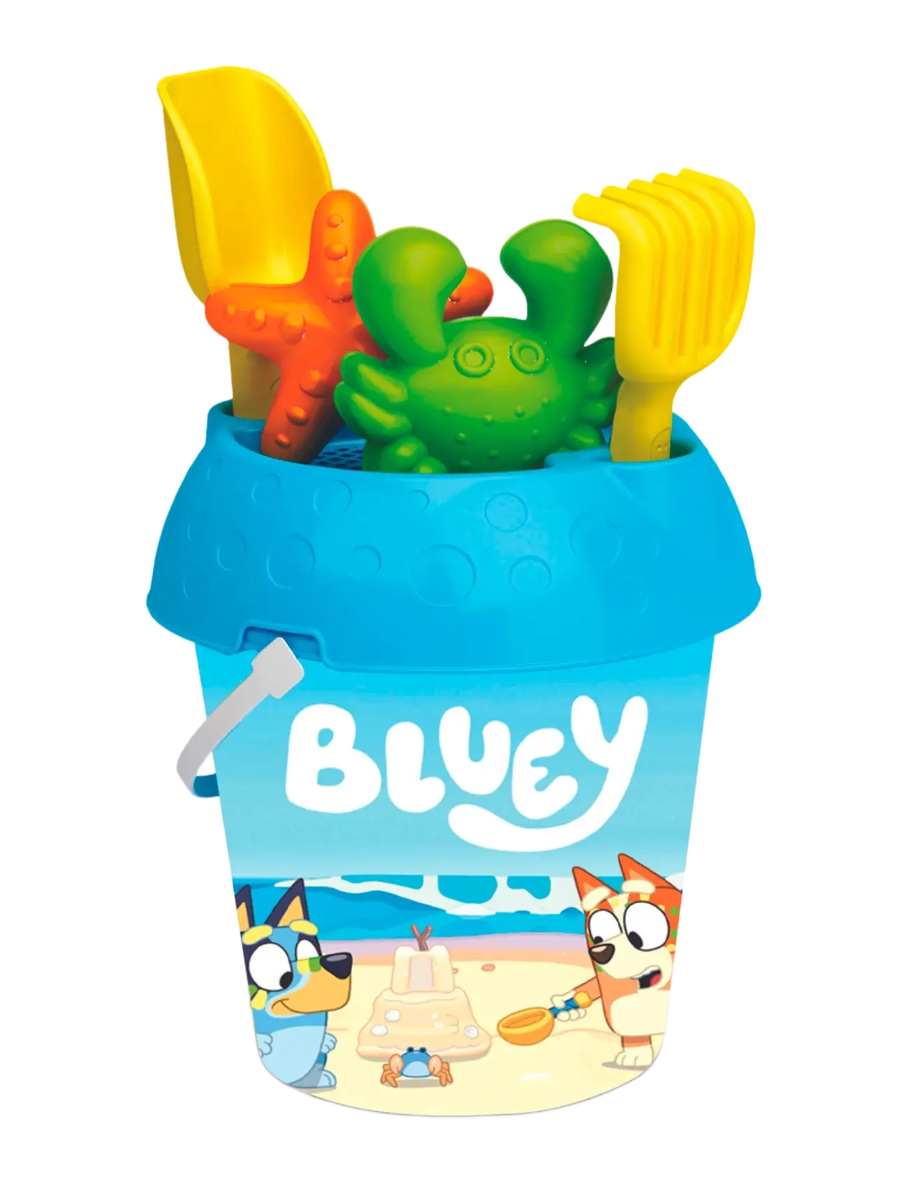 Bluey Sandleksak Hink Och Form, Garden Tools, Multi/mønstret, Str: ONE SIZE