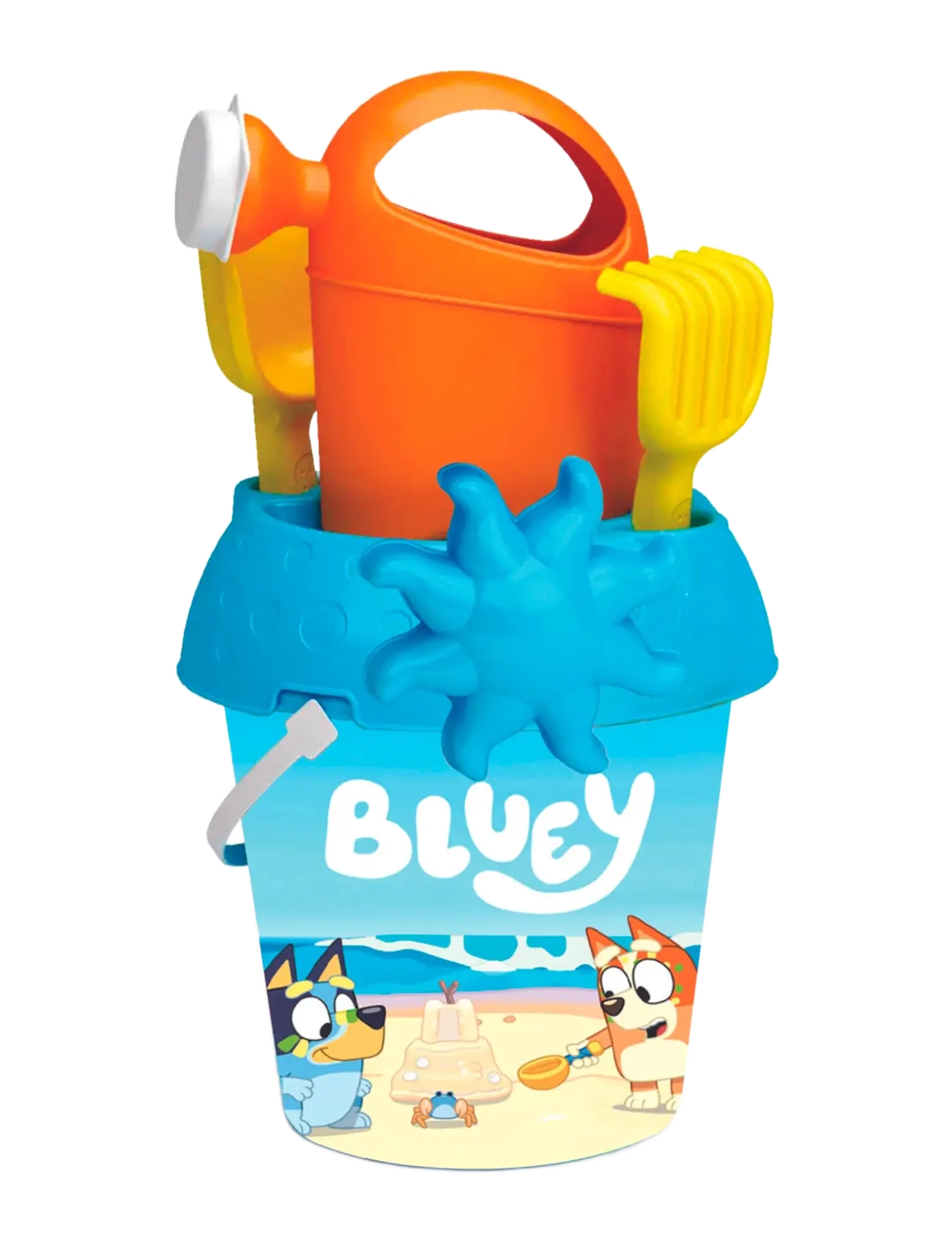 Bluey Sandleksak Hink Och Vatt, Børn, Sand Legetøj, Multi/mønstret, Str: ONE SIZE