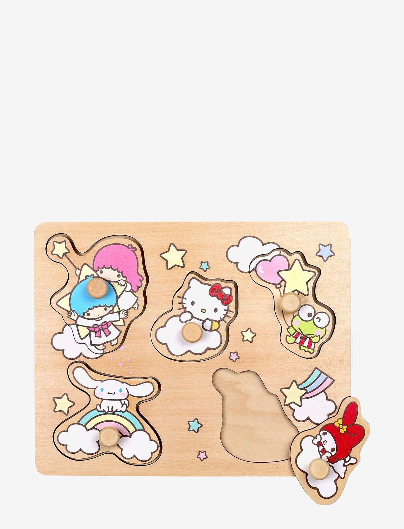 Hello Kitty - HELLO KITTY PUSSEL MED KNOPPAR - knoppuslespil - multi - 1