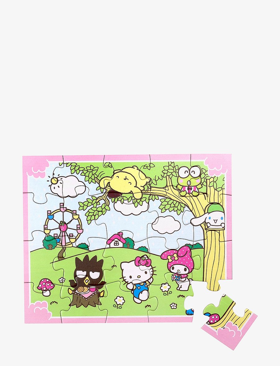 Hello Kitty - HELLO KITTY TRÄPUSSEL 20 BITAR - puslespil - multi - 1