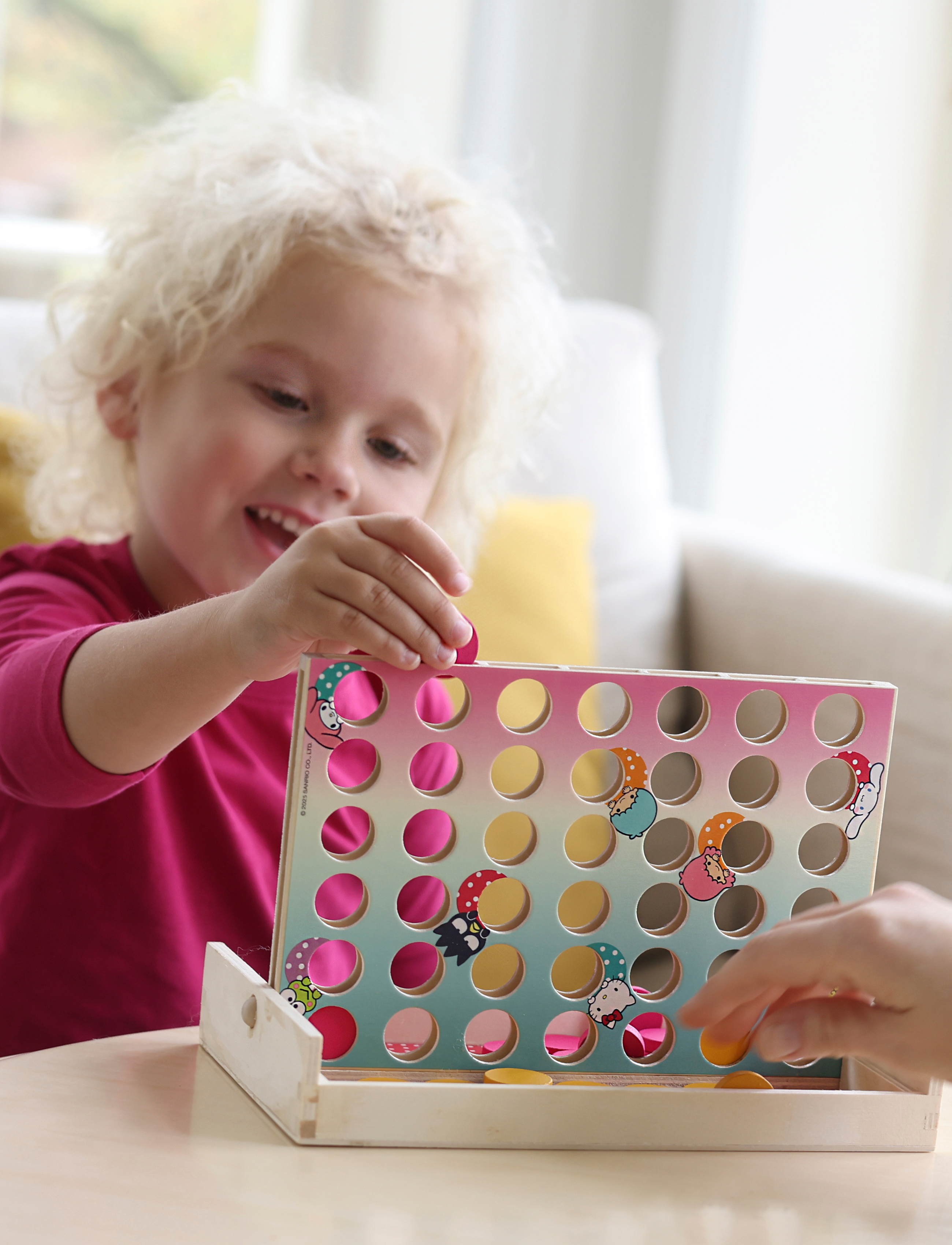 Hello Kitty Hello Kitty Barnspel 4 I Rad, One Size, Multi/patterned, Spil > Brætspil, Børn