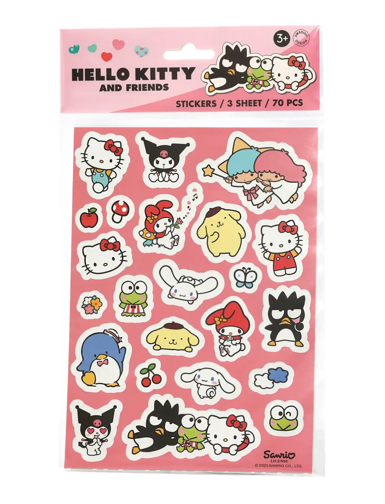 Hello Kitty HELLO KITTY KLISTERMÄRKEN - 4 for 3 - MULTI / multi