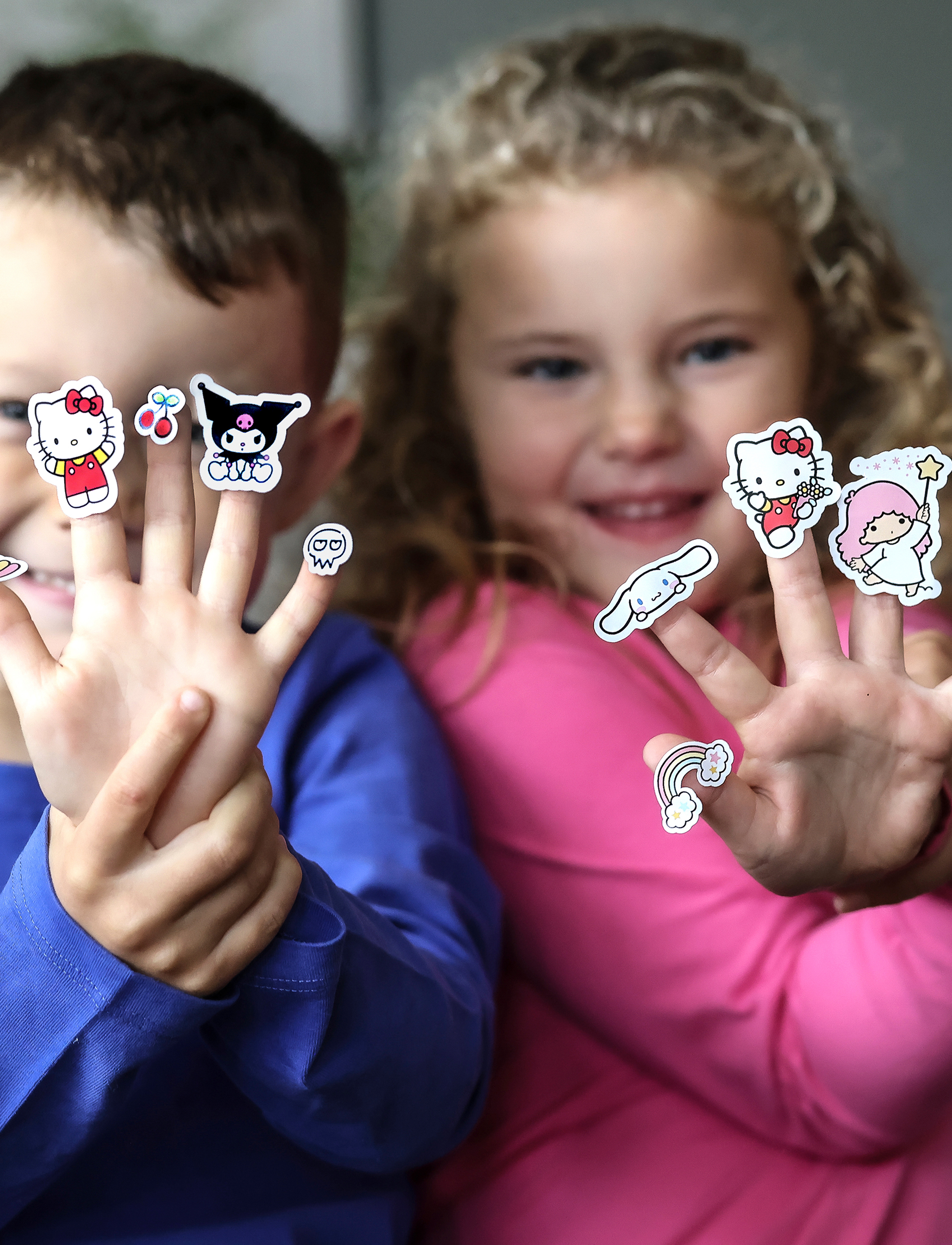 Hello Kitty Hello Kitty Klistermärken, One Size, Multi/patterned, Håndværk > Klistermærker, Børn