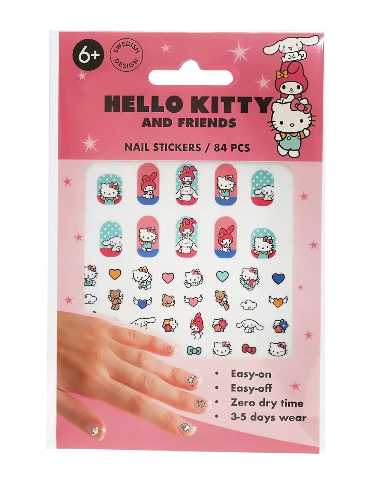 Hello Kitty HELLO KITTY NAGELKLISTERMÄRKEN - 4 for 3 - MULTI / multi