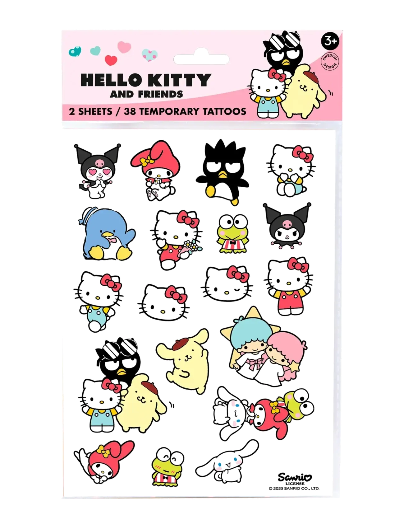 HELLO KITTY  BARNTATUERINGAR - MULTI