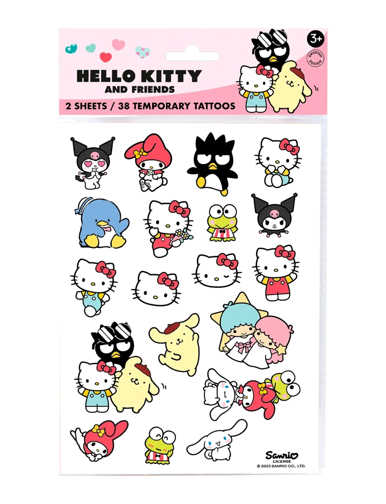 Micki Leksaker HELLO KITTY  BARNTATUERINGAR - Rita & Pyssla - MULTI / multi