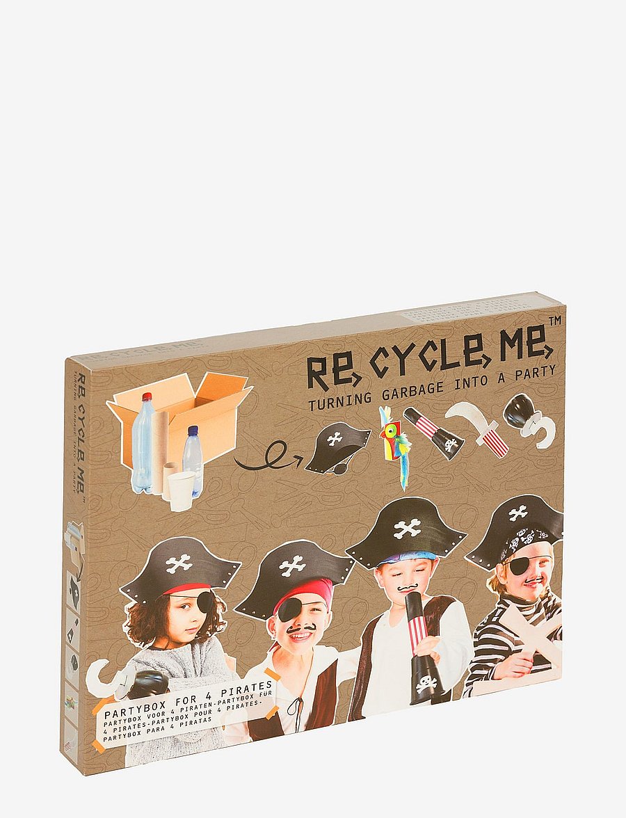 Micki Leksaker - RECYCLEME, PIRATE PARTYBOX 4-P - kreasæt - multi - 1