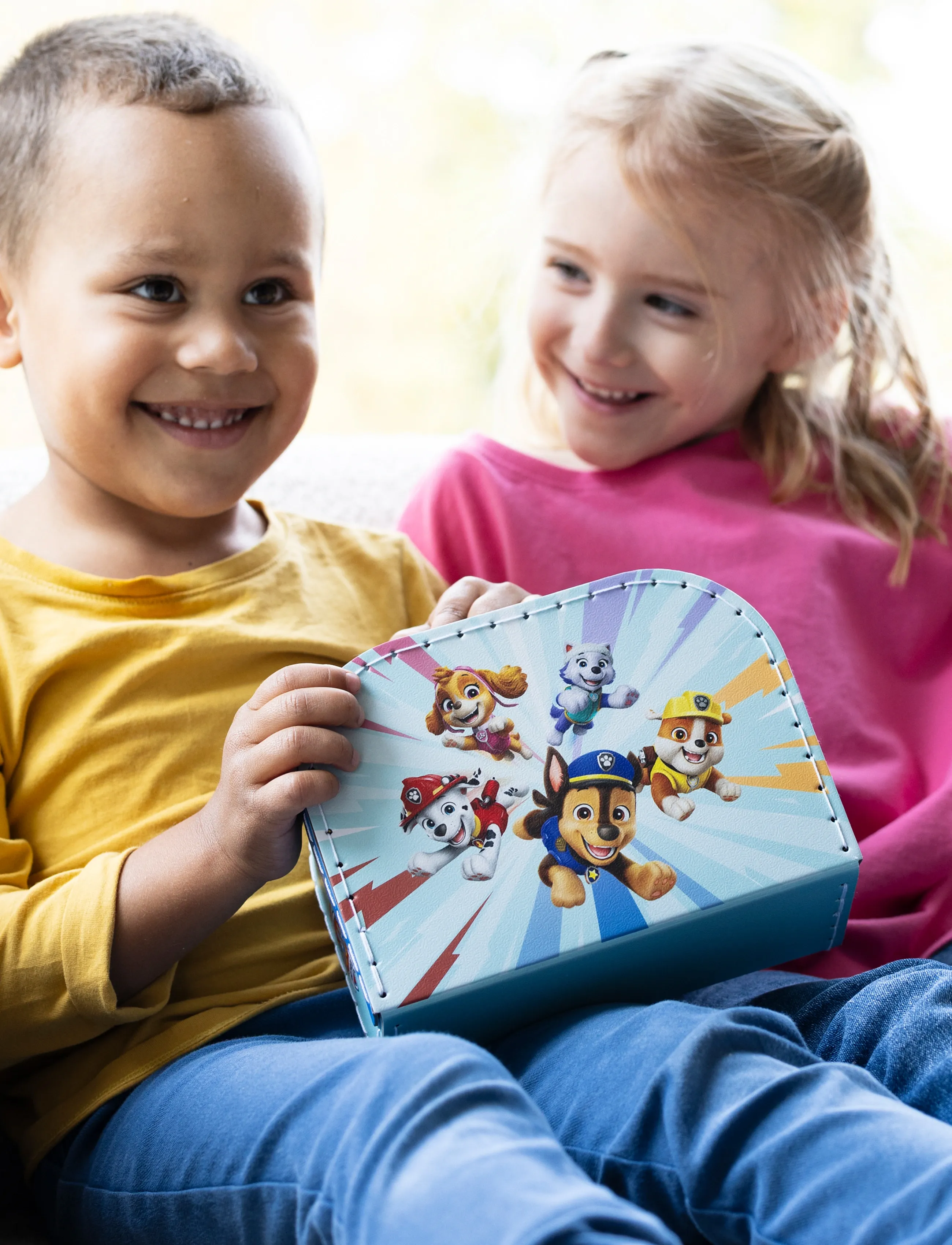 Micki Leksaker Paw Patrol Pappväska 20 cm, One Size, Blue, Legesæt Og Actionfigurer > Film- Og Eventyrfigurer, Børn