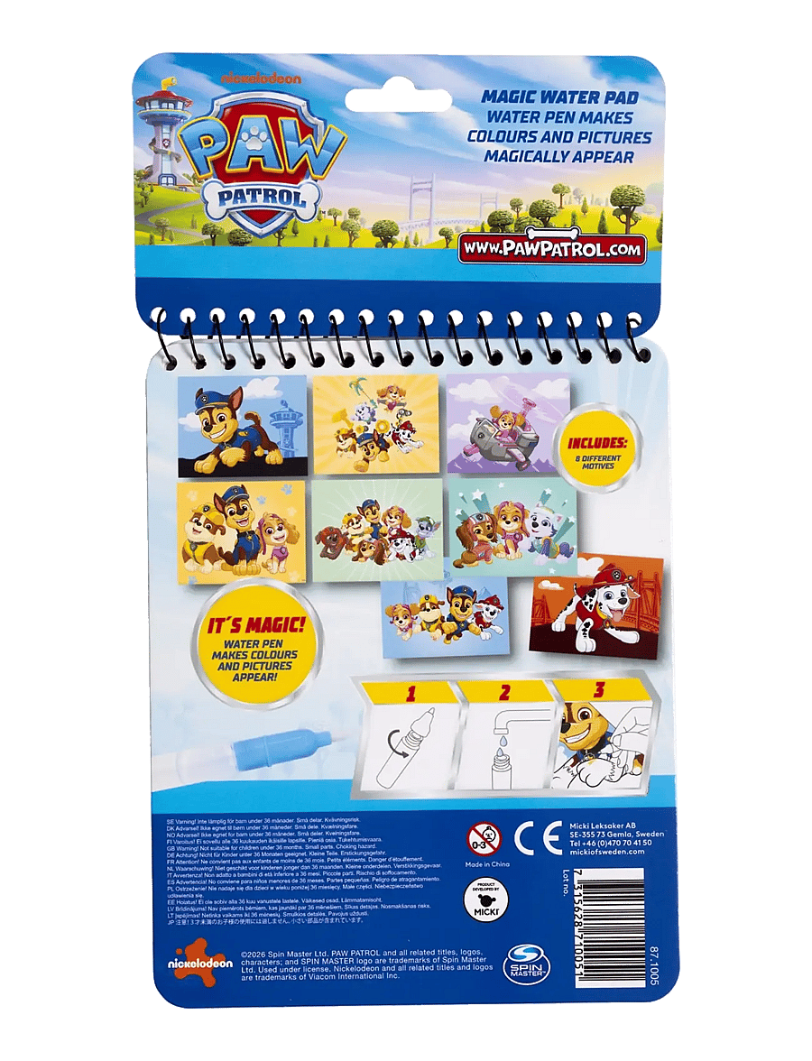Micki Leksaker - PAW PATROL MAGISK MÅLARBOK - male- & kreabøger - multi - 1
