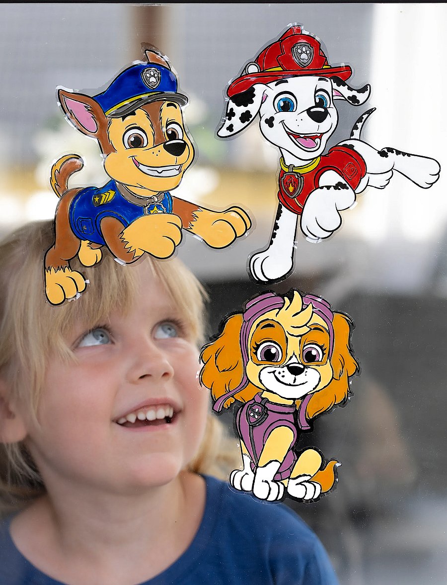 Micki Leksaker - PAW PATROL FÖNSTERMÅLNING - kreasæt - multi - 0