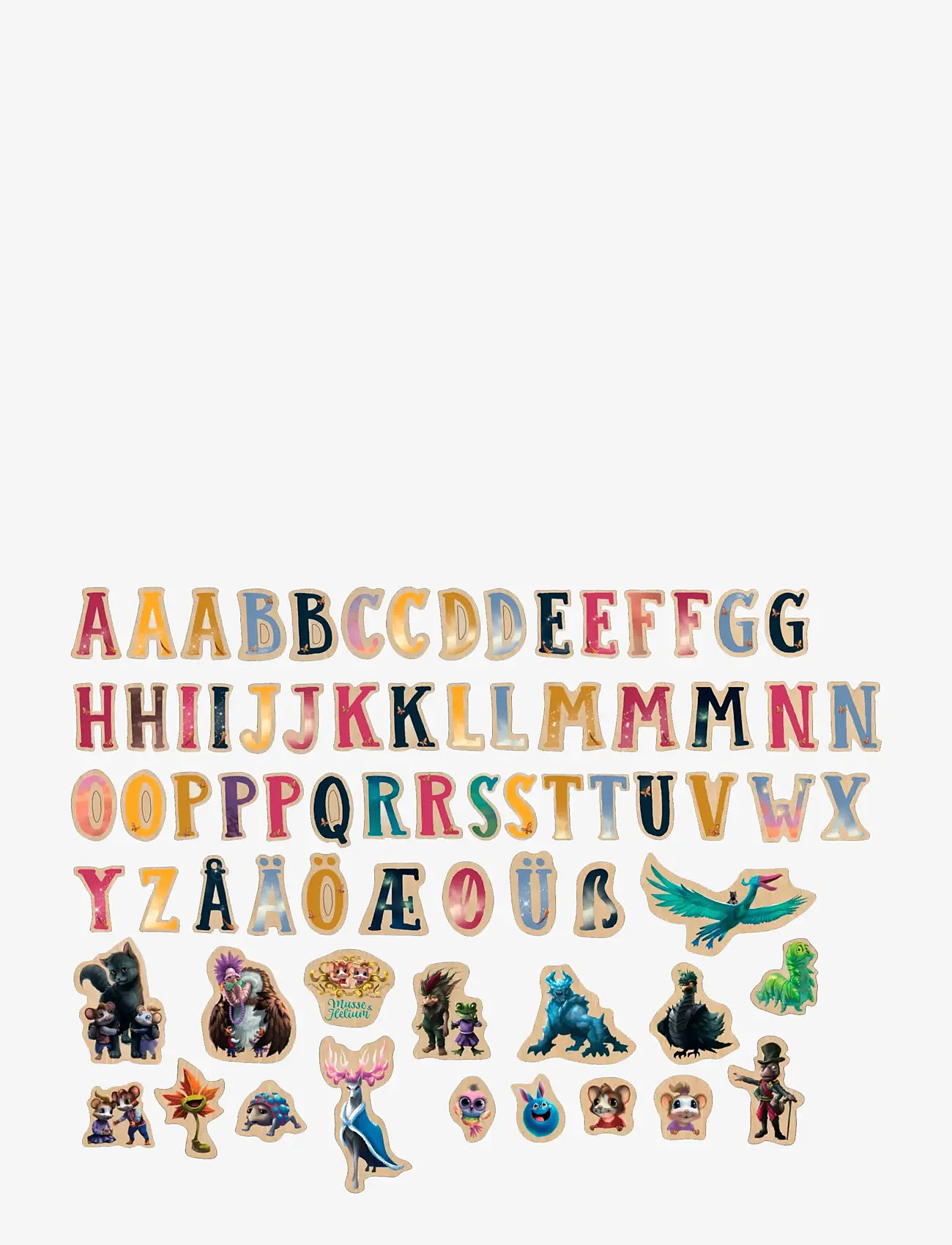 Musse & Helium - MUSSE & HELIUM MAGNETBOKSTÄVER - drawing & crafts - multi - 2