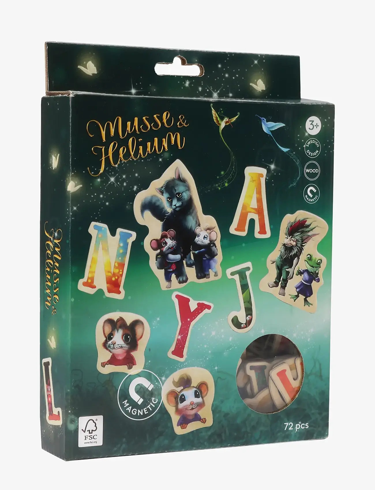 Musse & Helium - MUSSE & HELIUM MAGNETBOKSTÄVER - drawing & crafts - multi - 3