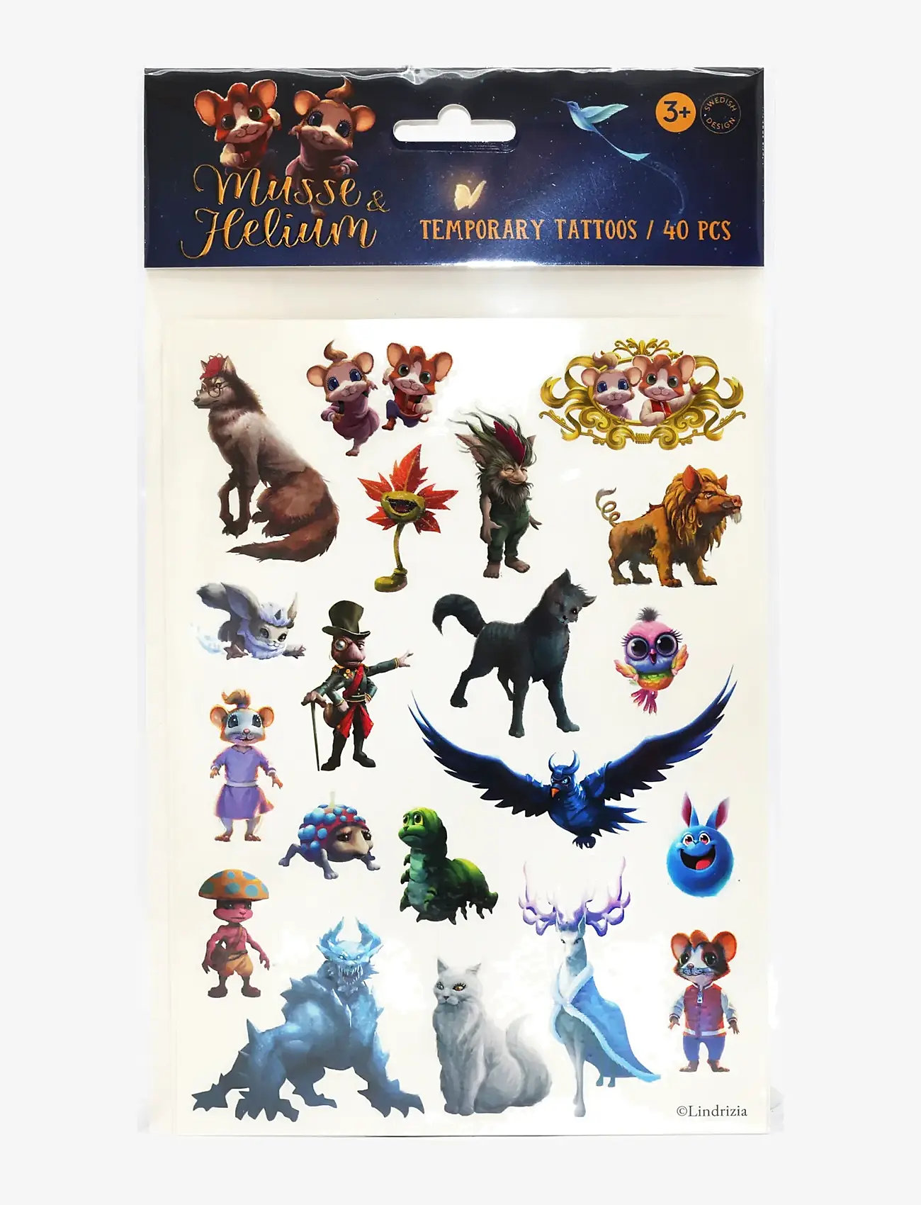 Musse & Helium - MUSSE & HELIUM BARNTATUERINGAR - tatueringar - multi - 1