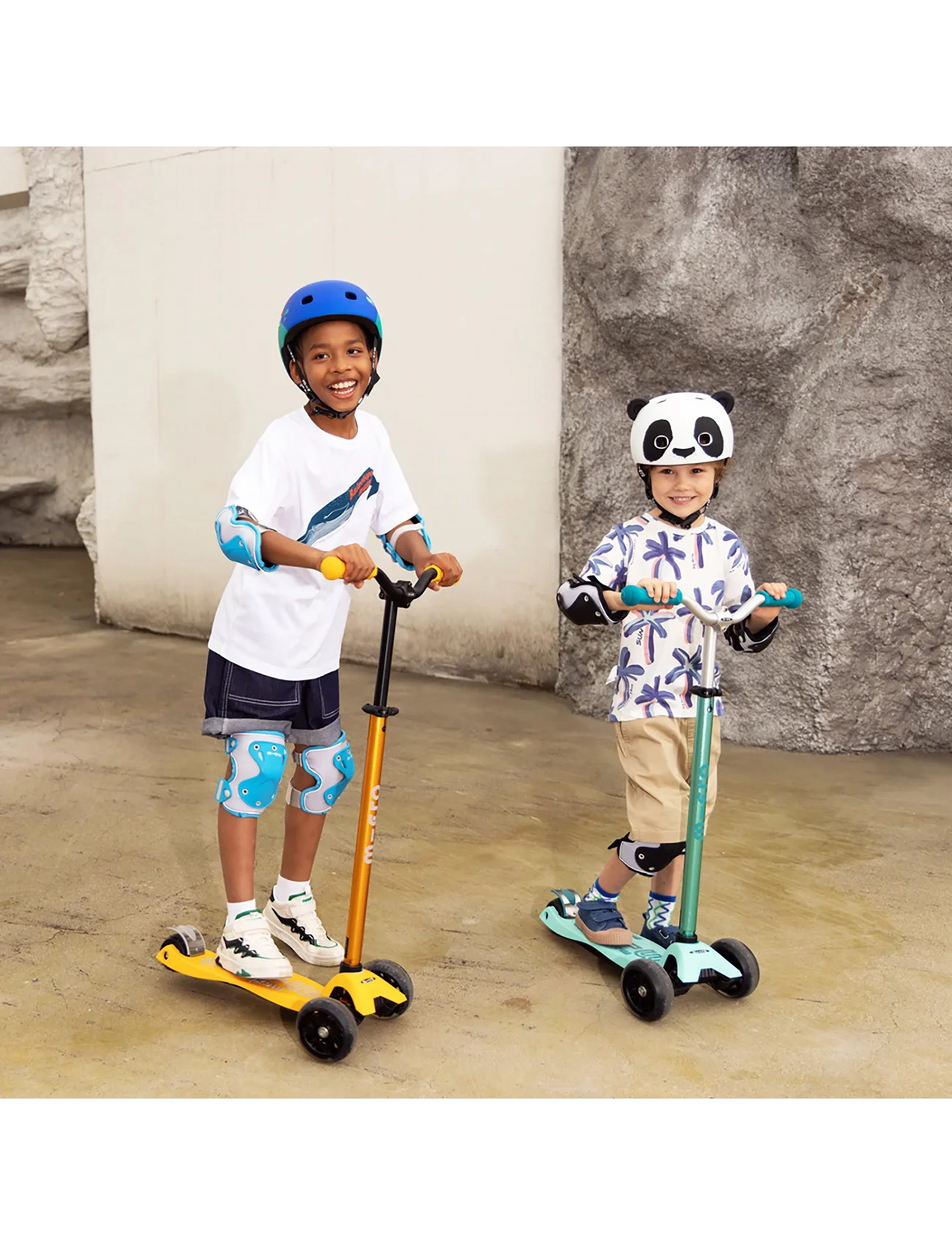 Micro Micro - Hjelm - 3D Panda Xs, XS, White, Outdoor Legetøj > Helmets & Protection, Børn