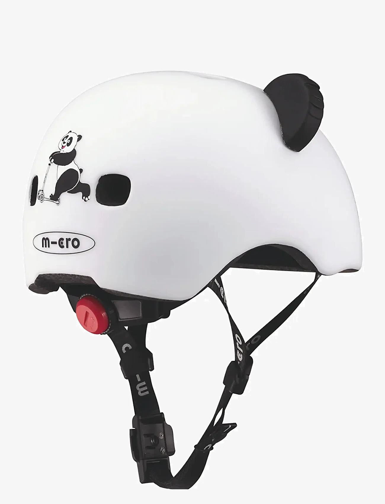 Micro - Micro - Hjelm - 3D Panda XS - hjelme & beskyttelse - black & white - 3