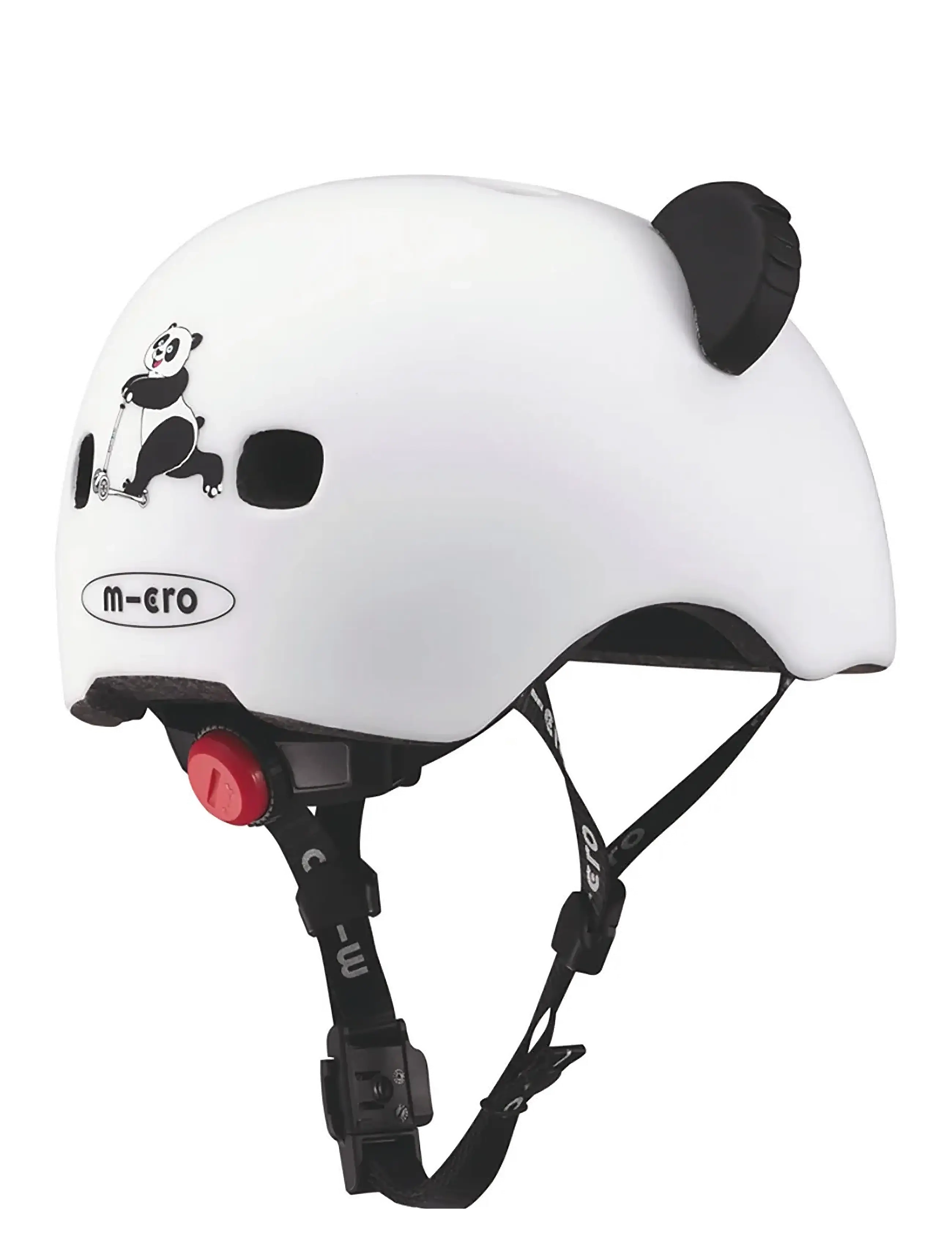 Micro - Micro - Hjelm - 3D Panda S - hjelme & beskyttelse - black & white - 3