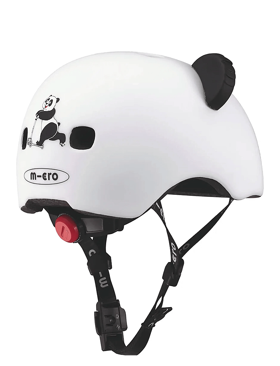 Micro - Micro - Helmet - 3D Panda S - hjälmar och skydd - black & white - 3
