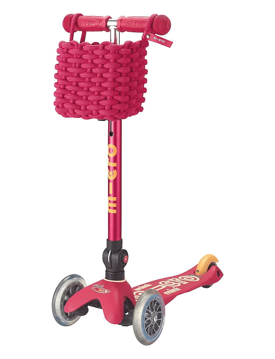 Micro - Micro - Basket - Square - Rosa - sparkcyklar - pink - 1