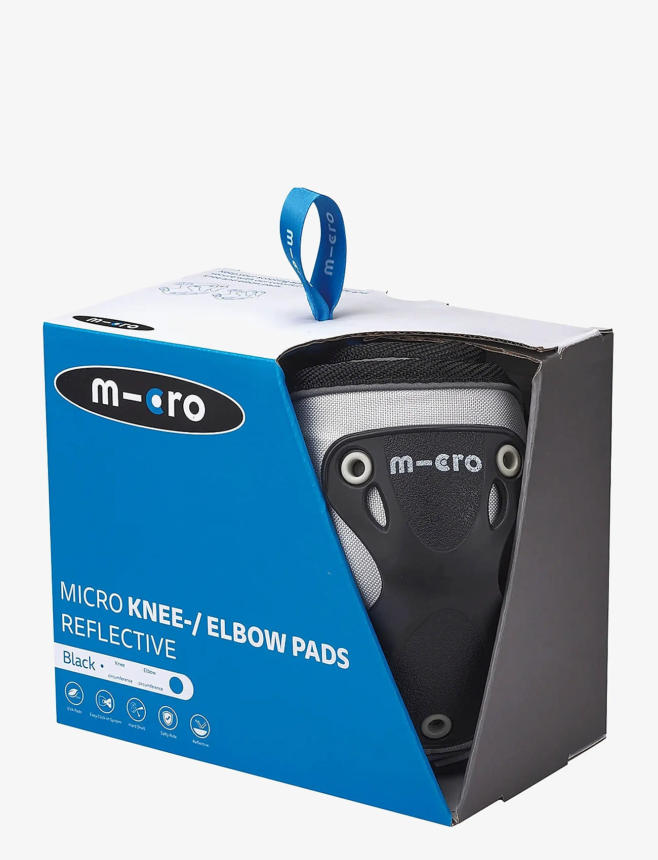 Micro - Micro - Knæ- og Albuebeskyttere - Reflective Black M - hjelme & beskyttelse - reflective black - 4