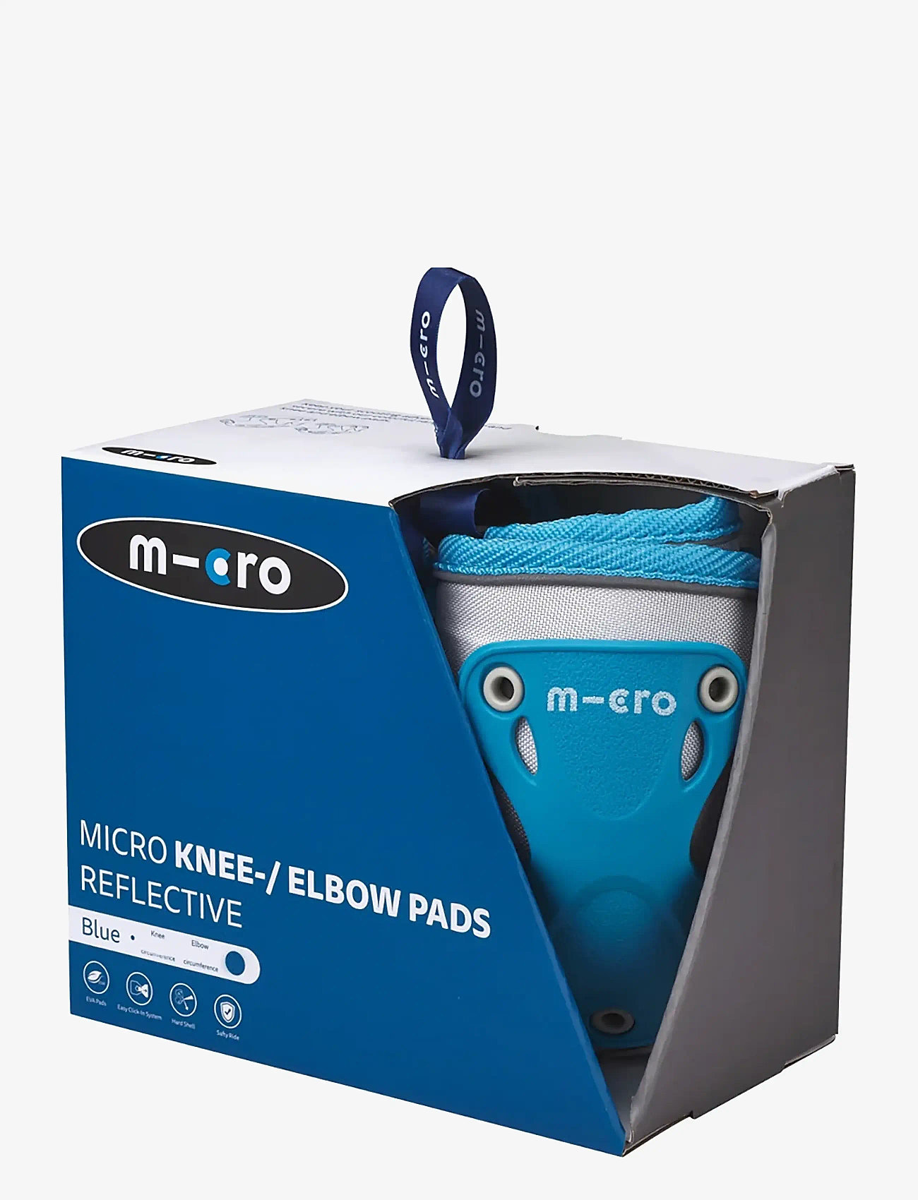 Micro - Micro - Knæ- og Albuebeskyttere - Reflective Blue M - helmets & protection - reflective blue - 4