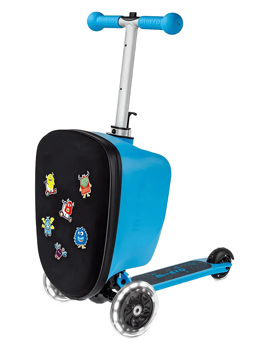 Micro - Micro - Luggage Junior Velcro - Blue - resväskor till barn - blue - 0