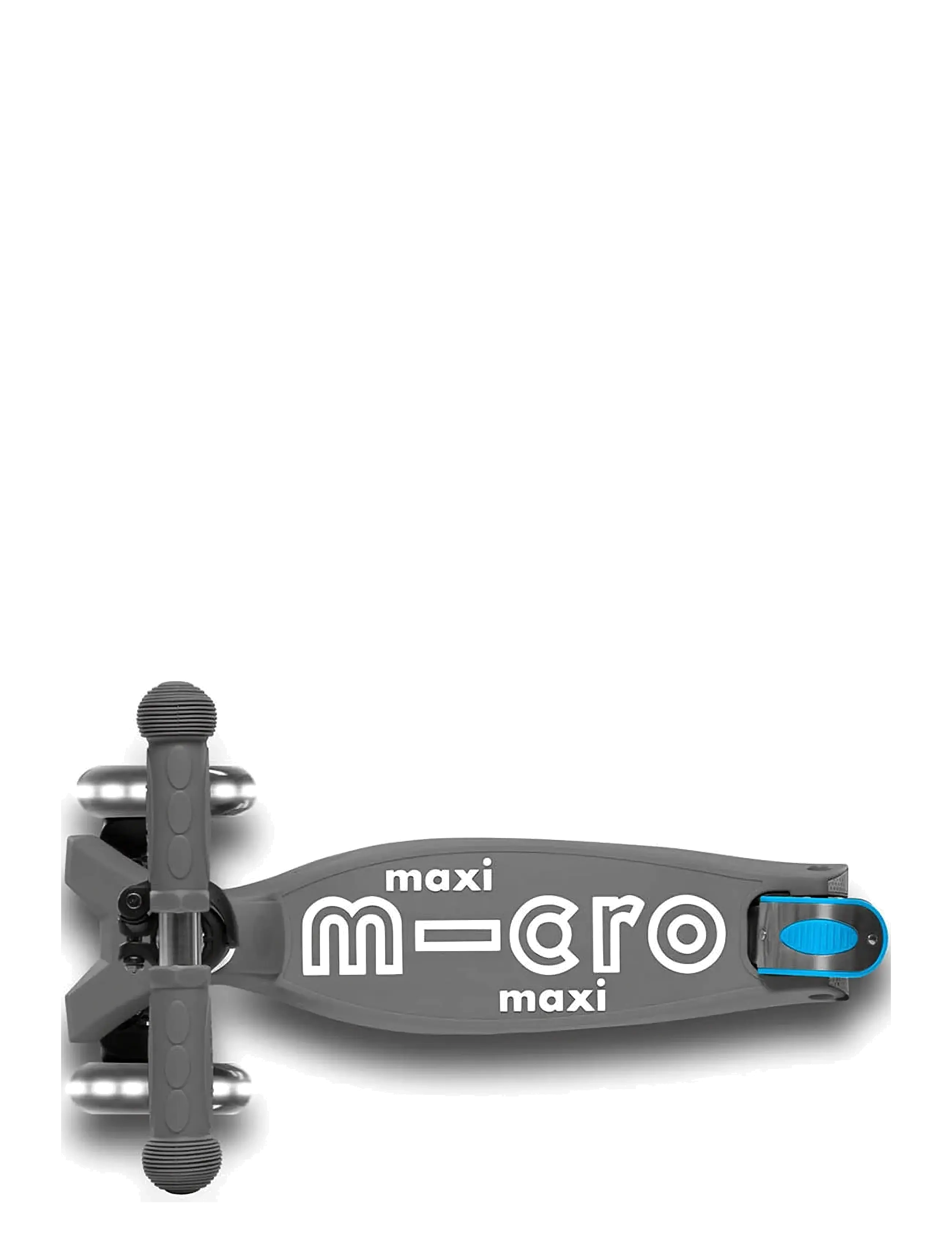 Micro - Micro - Maxi Deluxe Foldable LED - Volcano Grey - sparkhjól - volcano grey - 3