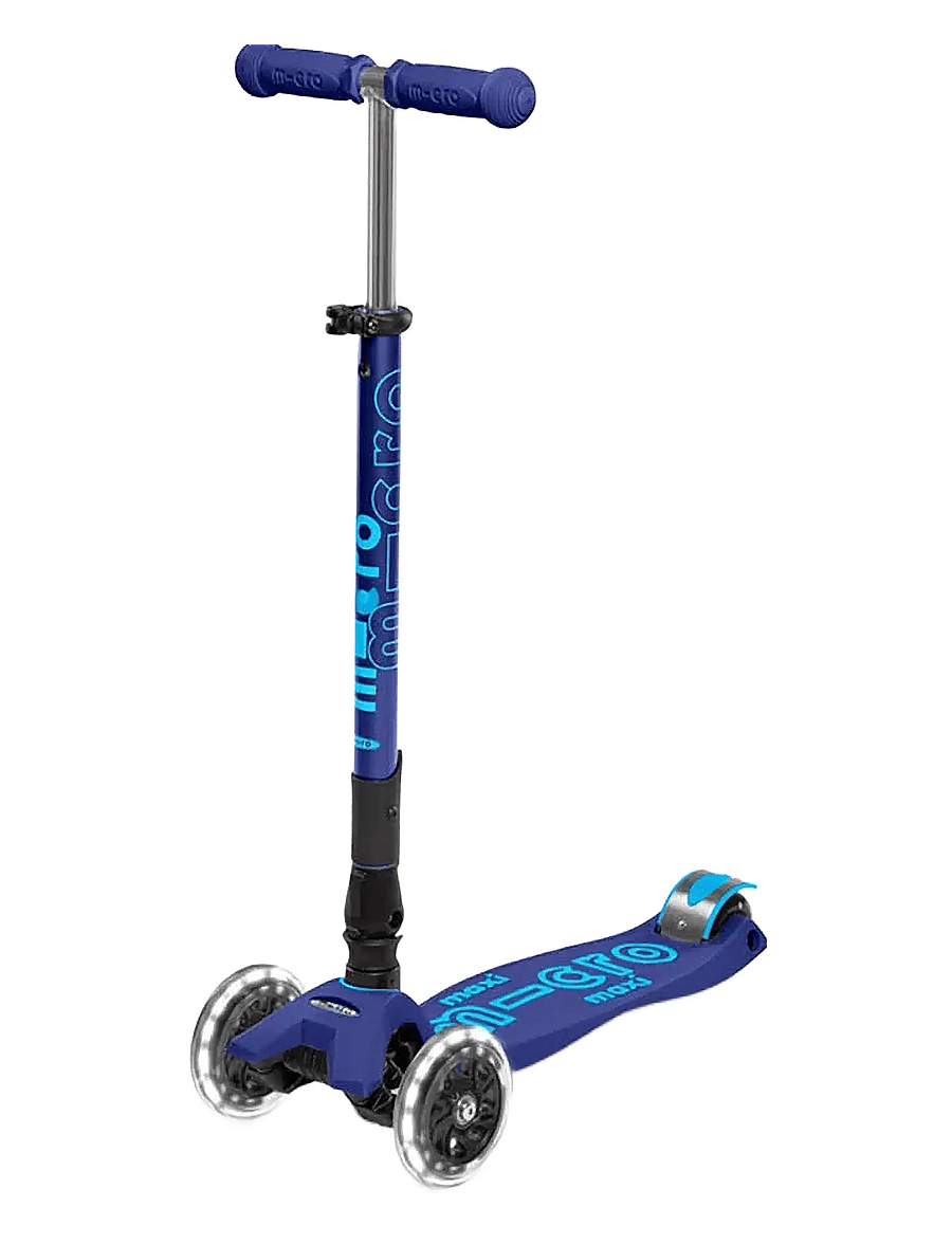 Micro - Micro - Maxi Deluxe Foldable LED - Navy - sparkcyklar - navy blue - 1
