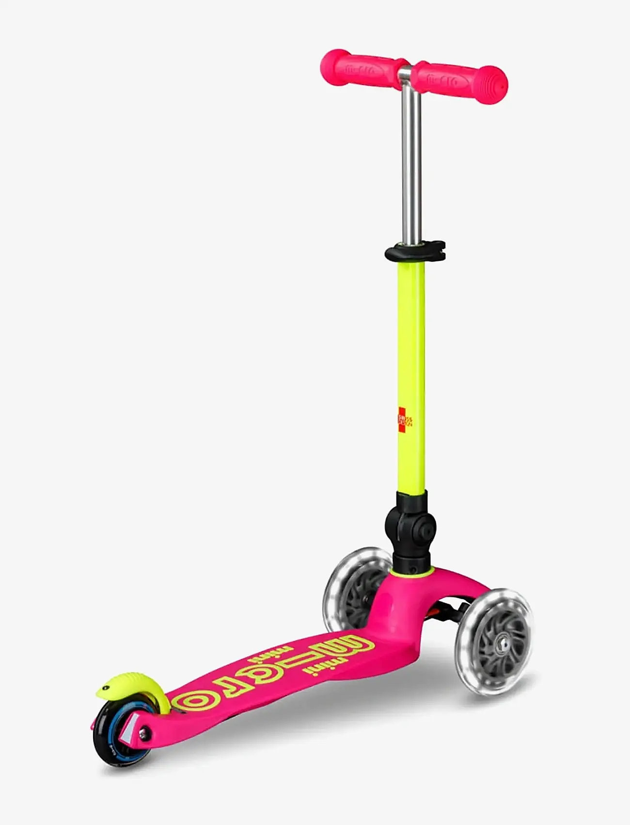 Micro - Micro - Mini Deluxe Foldable LED - Neon Flamingo Yellow - løbehjul - yellow - 5